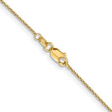 Cable Chain (Yellow Gold 18") 1mm