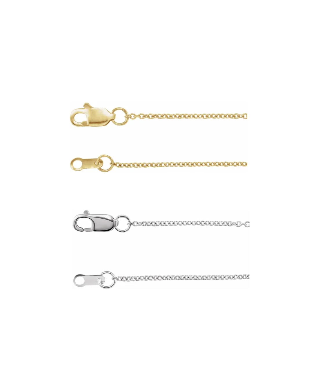 14 Karat Cable Chains