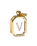 Incogem Floating Diamond Octagon Pendant "V”