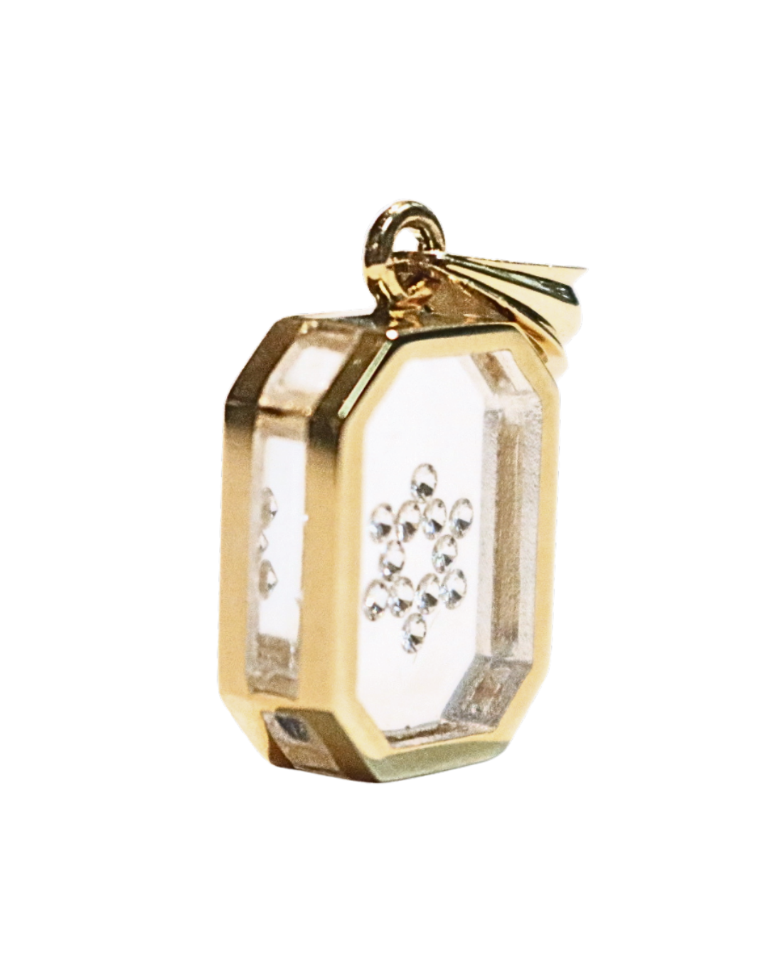 Incogem Floating Diamond Octagon Pendant "Star”