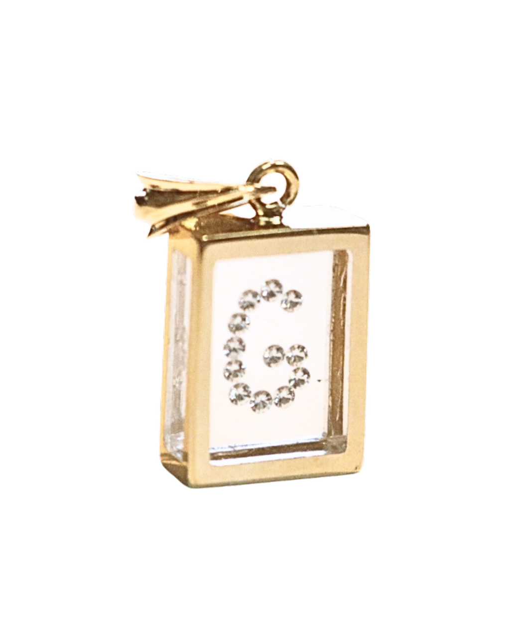 Incogem Floating Diamond Large Pendant "G"