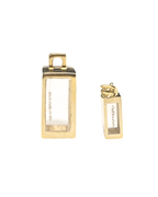 Incogem Floating Diamond Super Pendant "E" Yellow Gold