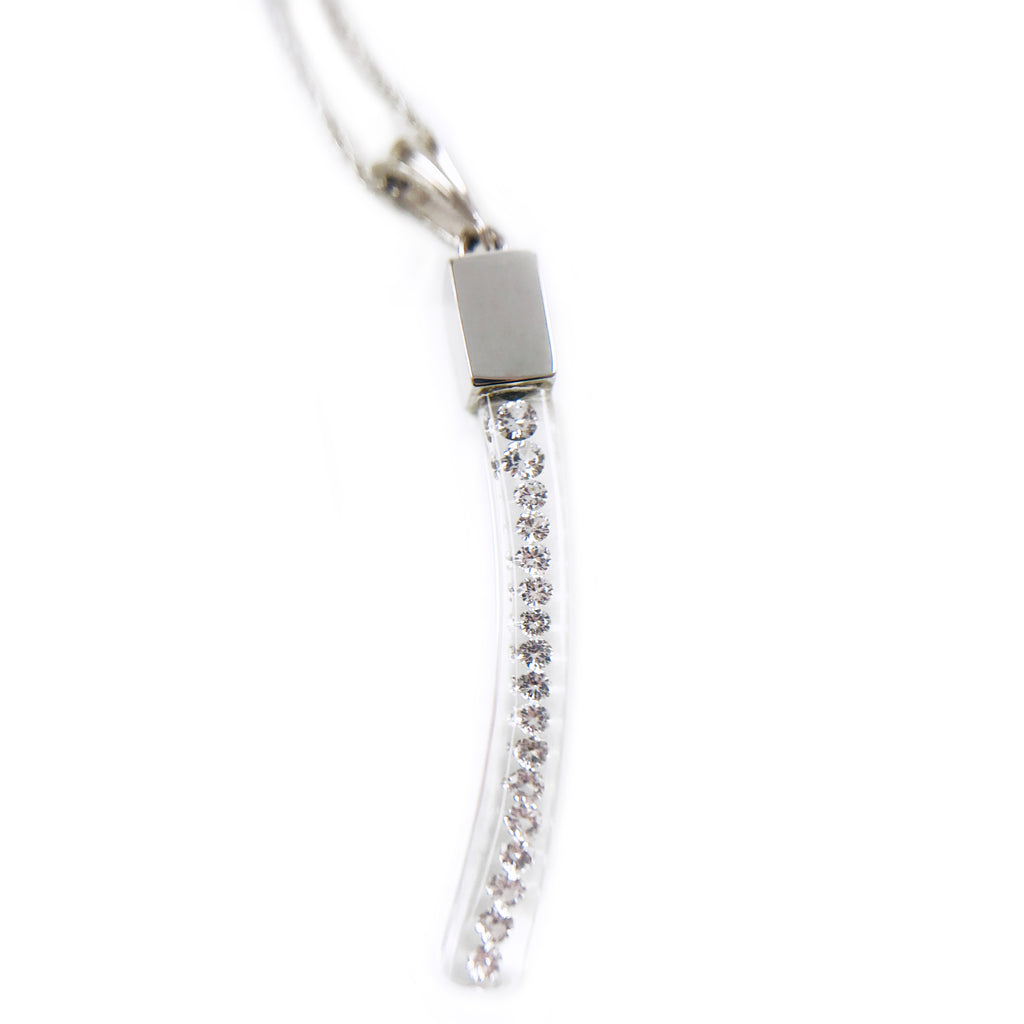 Incogem Floating Diamond Clear Lucite Inline Diamond Horn