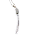 Incogem Floating Diamond Clear Lucite Inline Diamond Horn