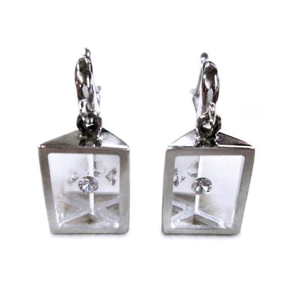 Floating Diamond Earrings
